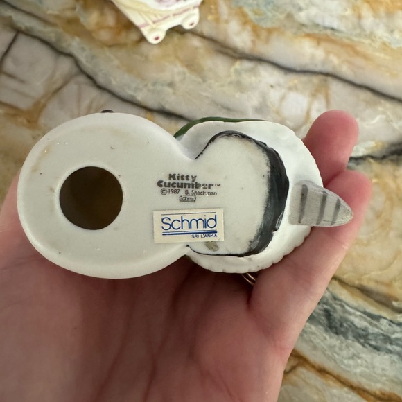 Schmid - Kitty Cucumber 1987 - Vintage Christmas Ornaments - Picture 10 of 10